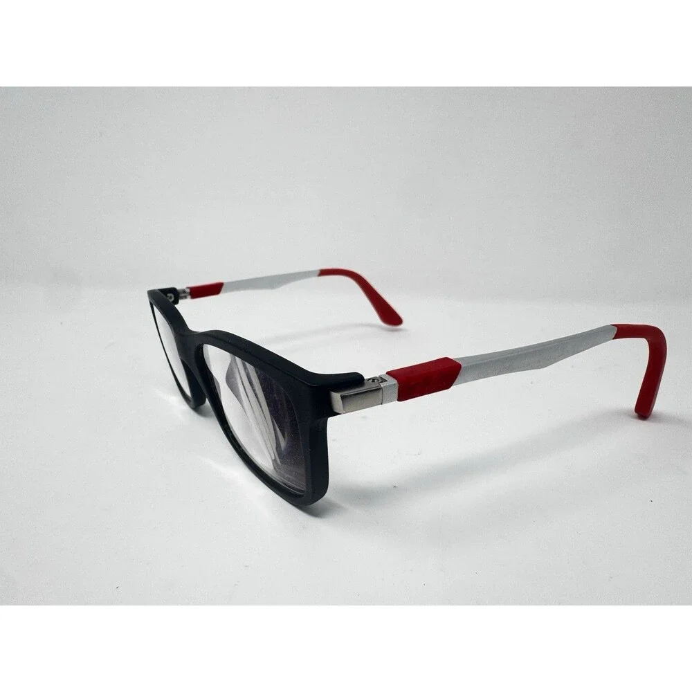 Ray-Ban RB1549 3652 Matte Black Red Eyeglass Frames 46-16-125 Authentic